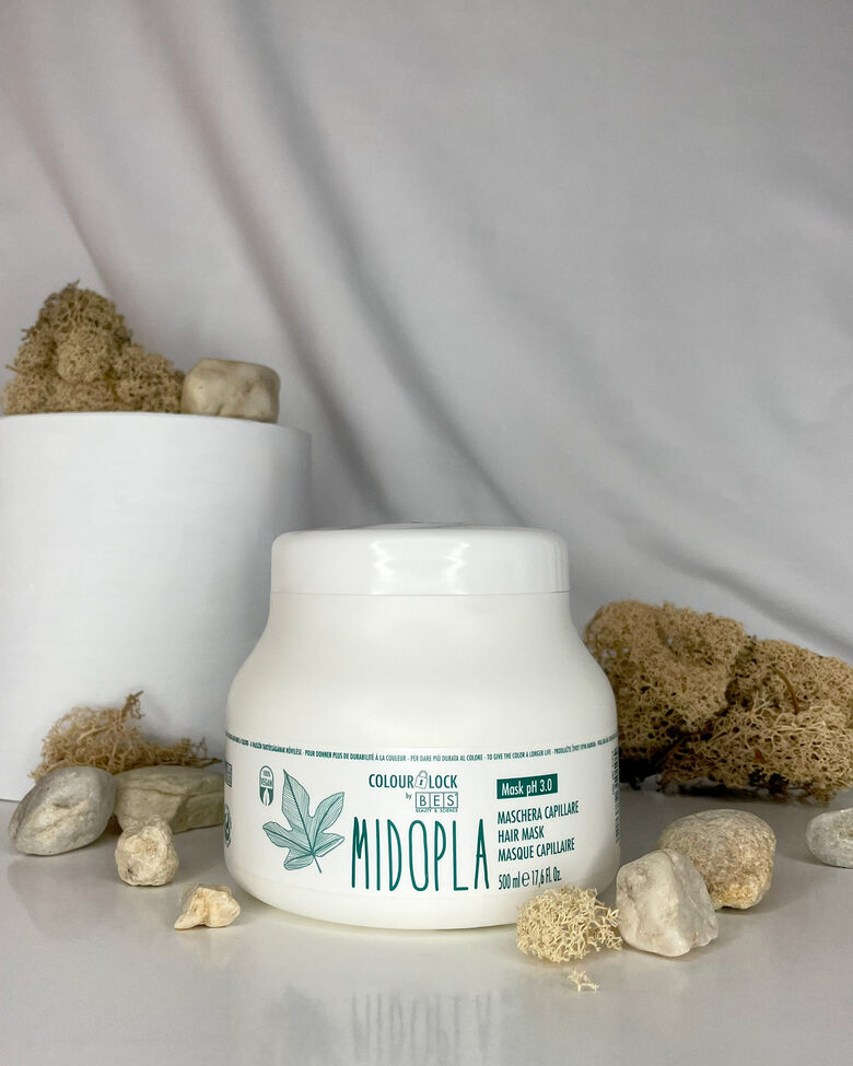 BES MIDOPLA matu maska barojoša ar pH3.0 500ml