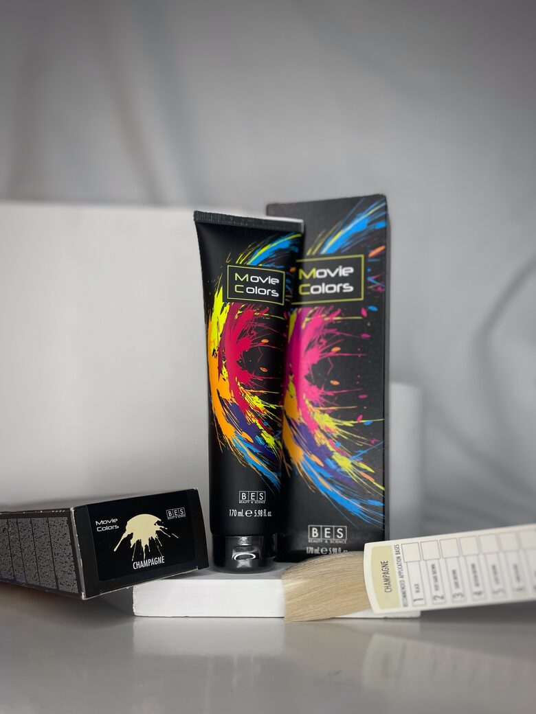 BES MOVIE COLOR tiešā matu krāsa CHAMPAGNE 170ml