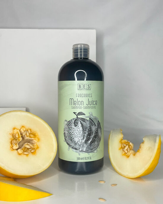 BES FRAGRANCE šampūns ar Melones aromātu 1000ml