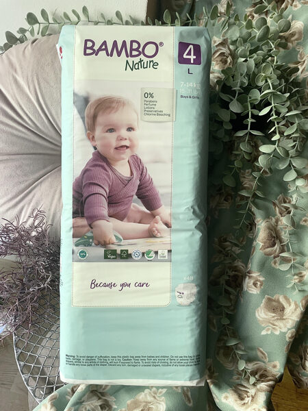 BAMBO NATURE autiņbiksītes S4, 7-14kg (48gab.)