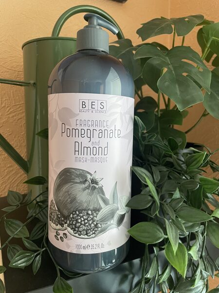 BES FRAGRANCE matu maska ar granātābolu un mandeļu 1000ml