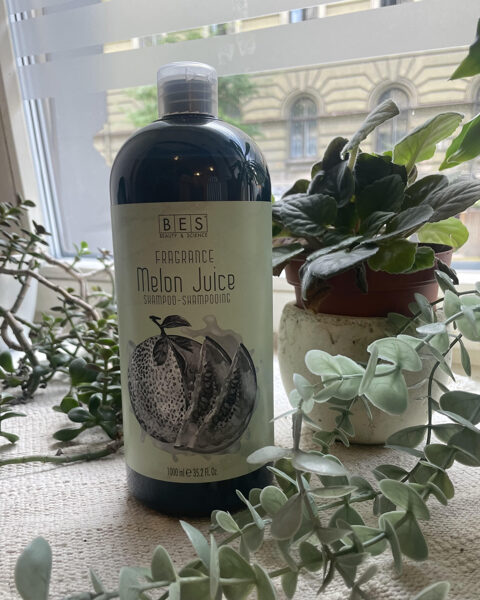 BES FRAGRANCE šampūns ar Melones sulas aromātu 1000ml